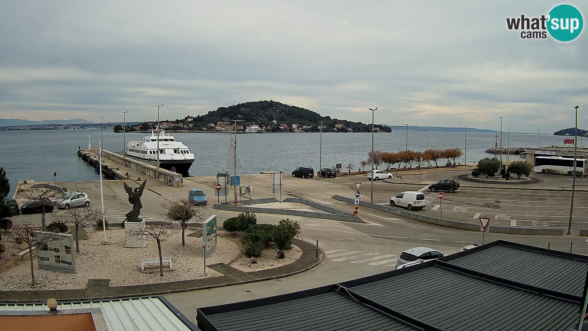Spletna kamera Ugljan – trajekt Preko – Zadar