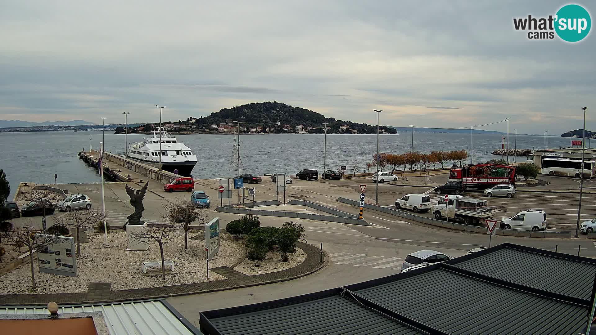 Web kamera Ugljan – Preko trajekt za Zadar