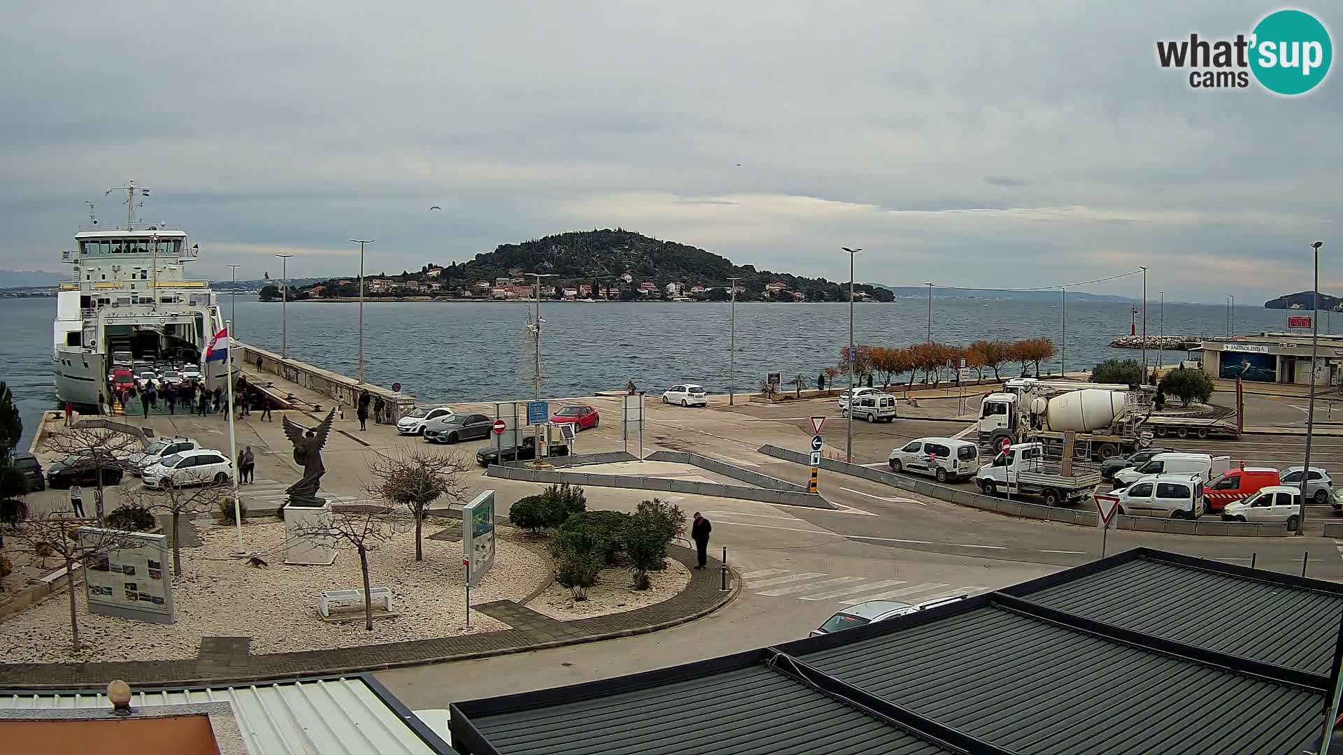 Webcam Ugljan – Preko Ferry to Zadar