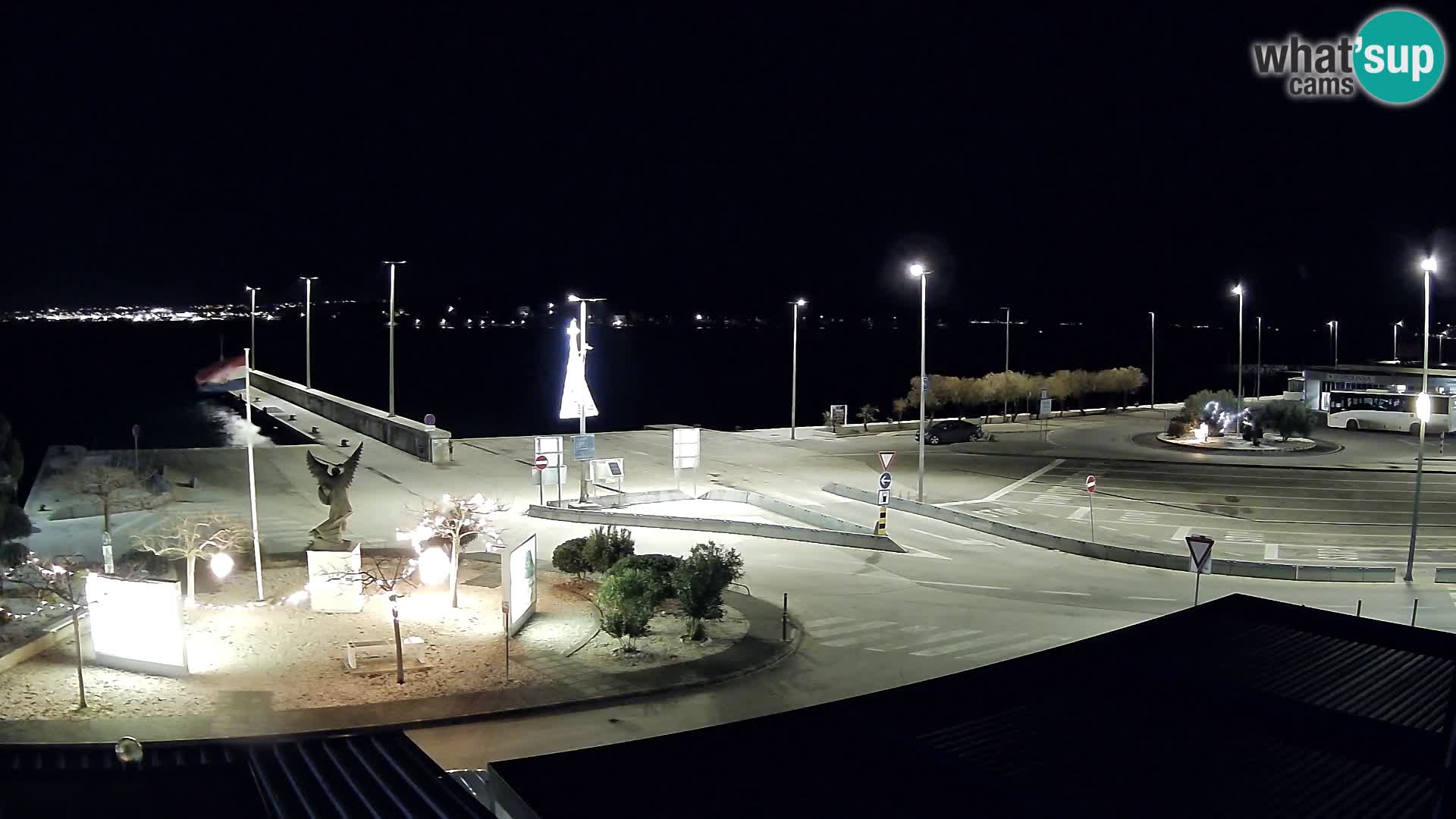 Webcam Ugliano – terminal traghetto da Preko a Zara