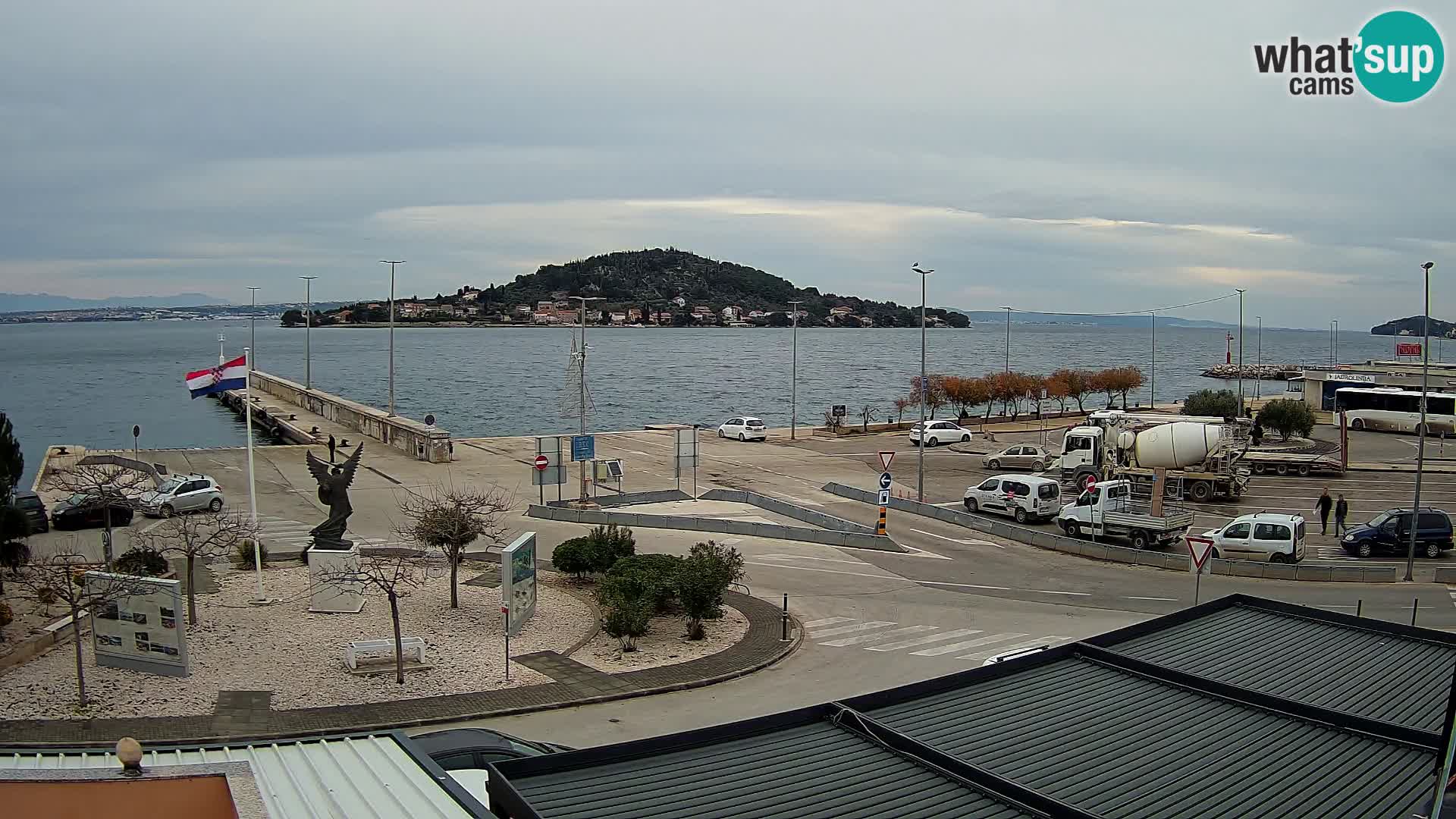 Web kamera Ugljan – Preko trajekt za Zadar