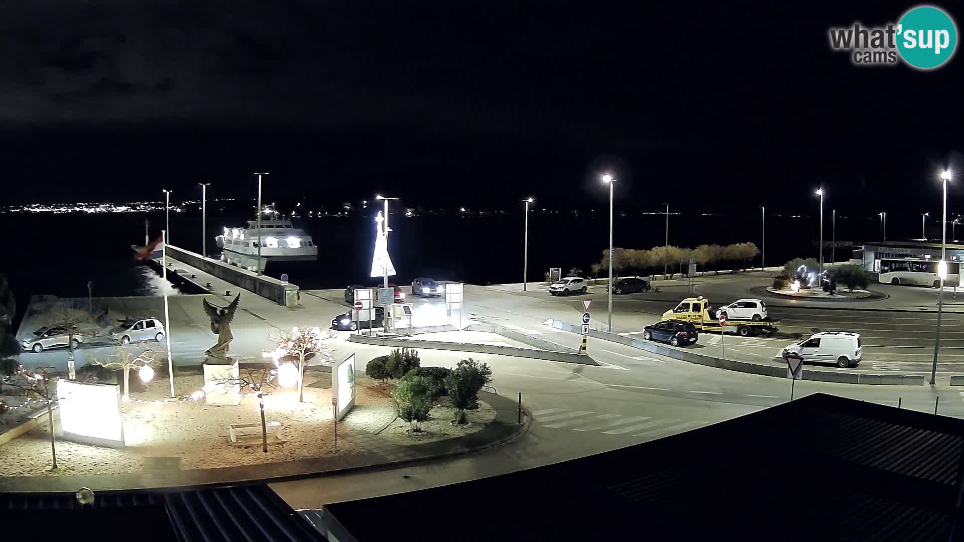 Webcam Ugliano – terminal traghetto da Preko a Zara