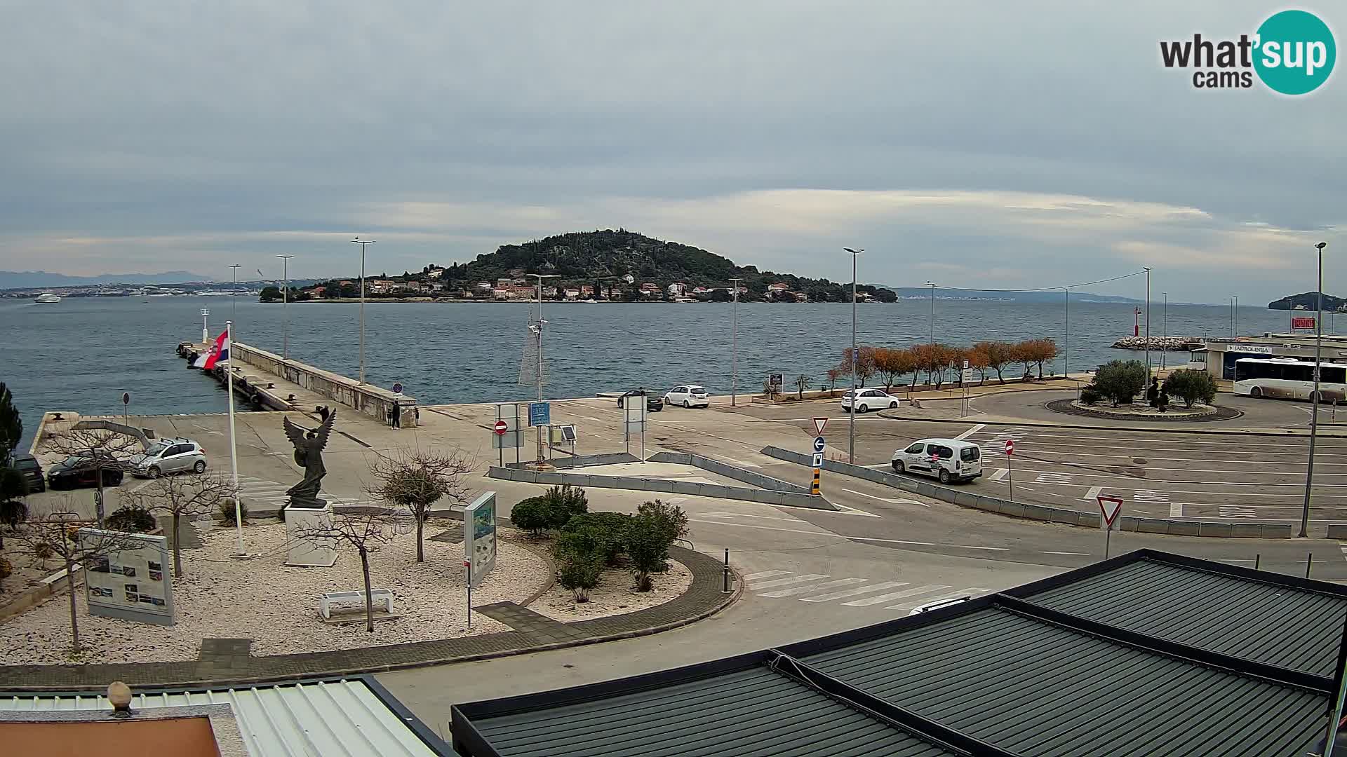 Webcam Ugliano – terminal traghetto da Preko a Zara