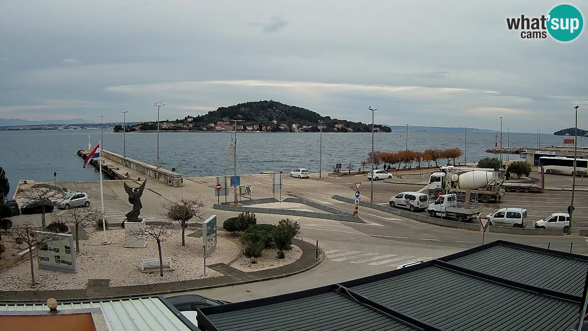 Webcam Ugljan – Preko Ferry to Zadar