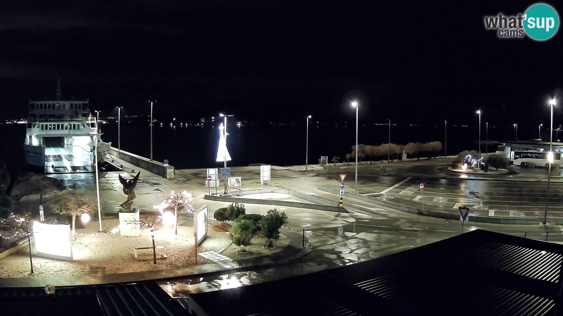 Webcam Ugliano – terminal traghetto da Preko a Zara