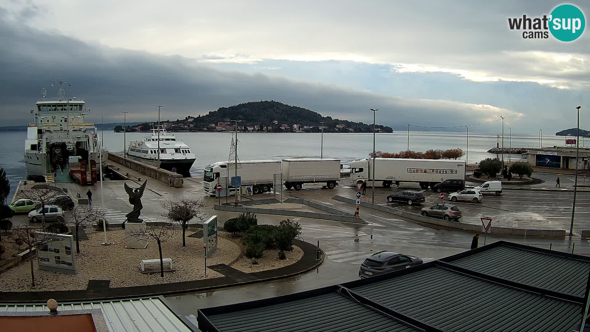 Webcam Ugljan – Preko Ferry to Zadar