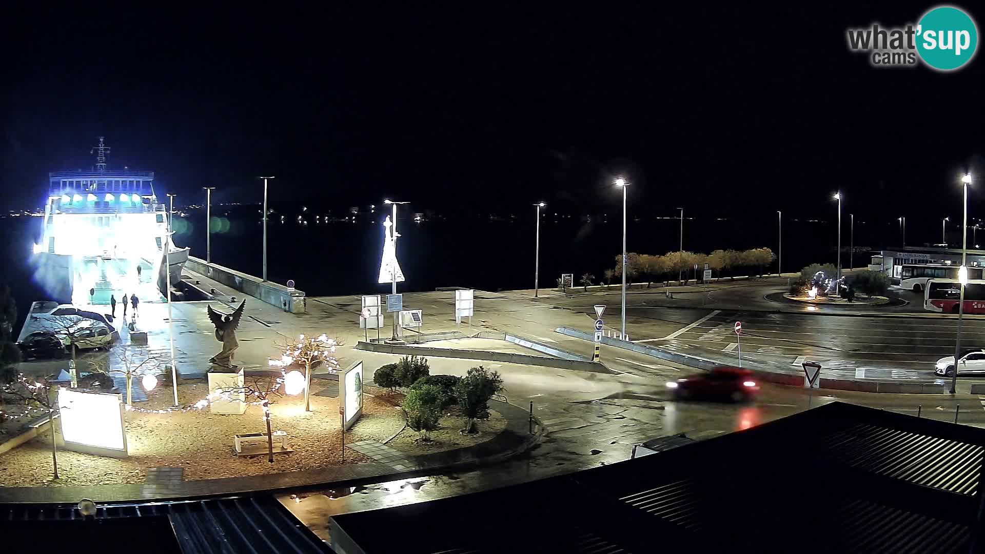 Webcam Ugliano – terminal traghetto da Preko a Zara