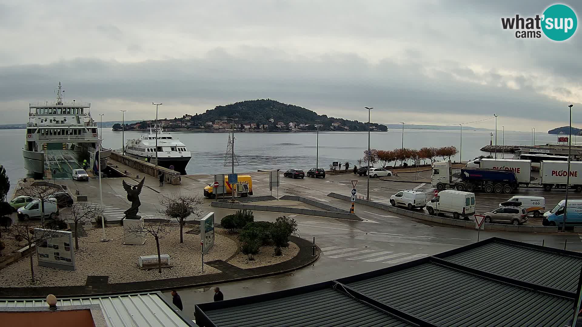 Web kamera Ugljan – Preko trajekt za Zadar