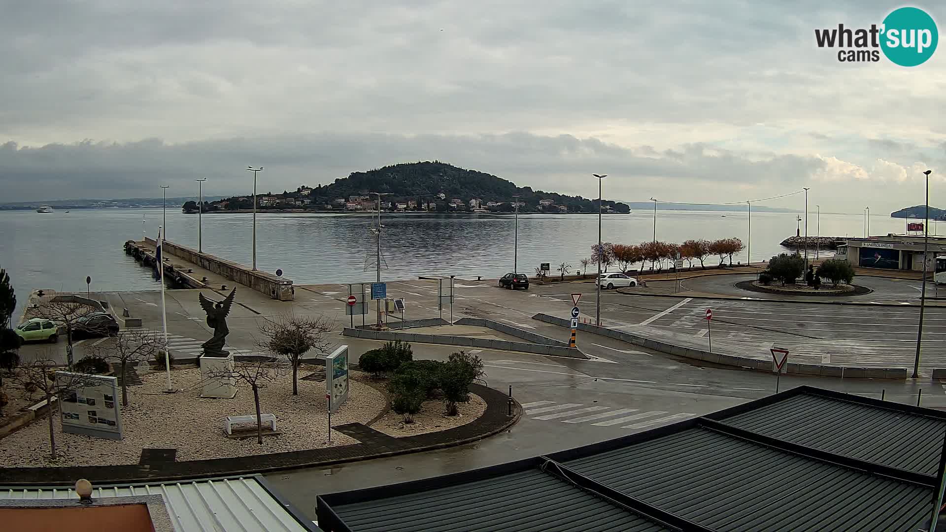 Webcam Ugliano – terminal traghetto da Preko a Zara