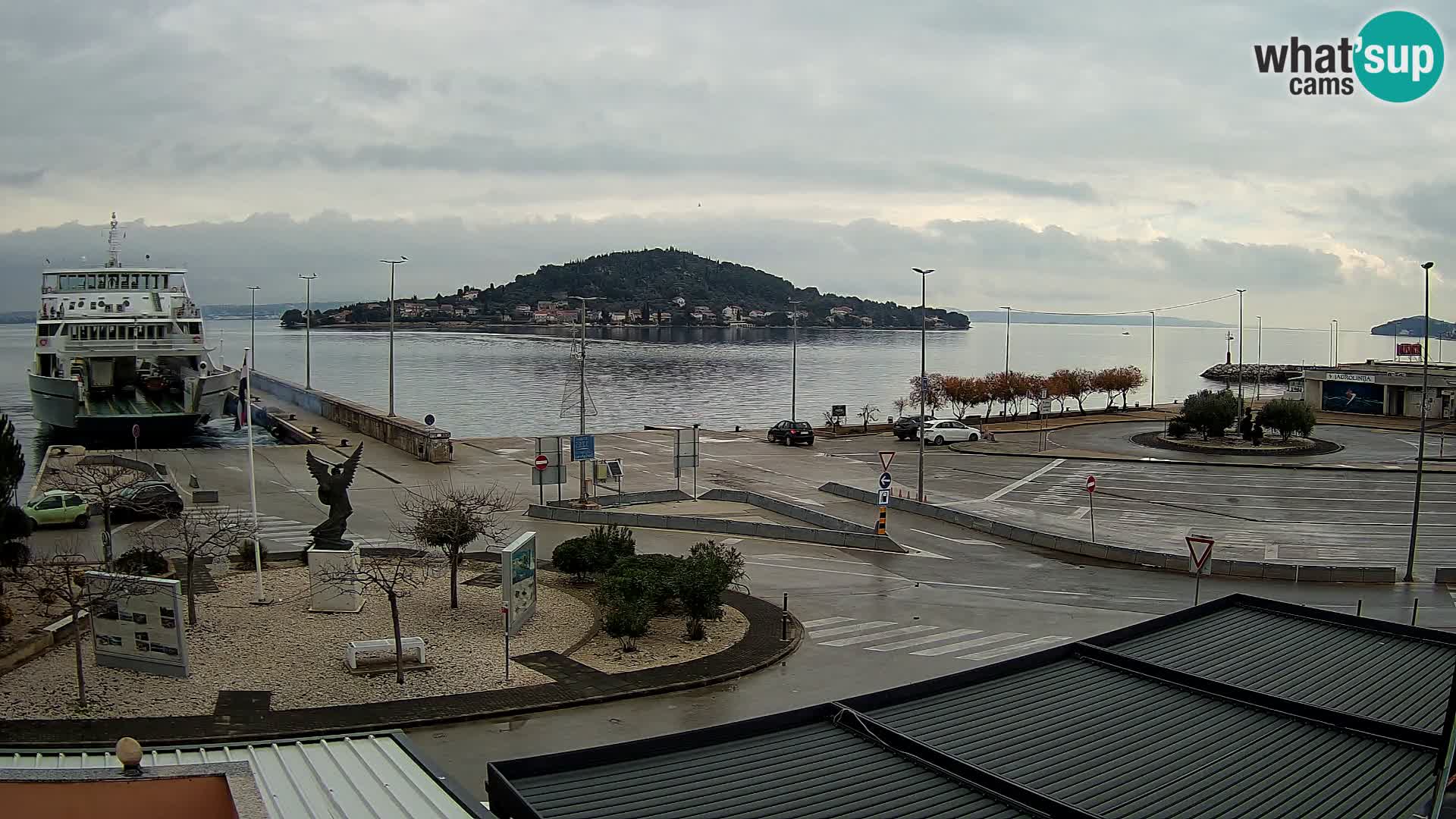 Spletna kamera Ugljan – trajekt Preko – Zadar