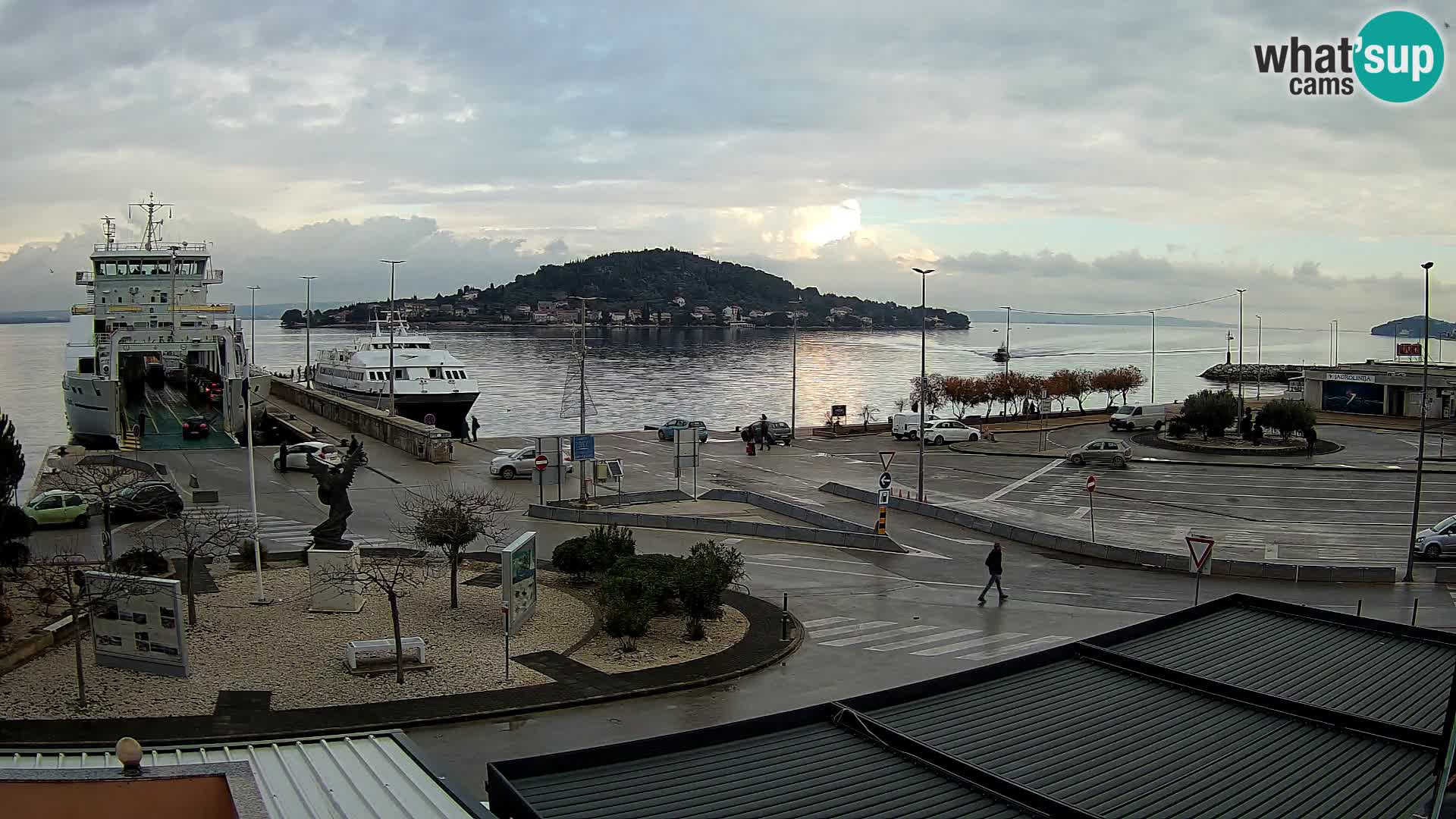 Webcam Ugliano – terminal traghetto da Preko a Zara