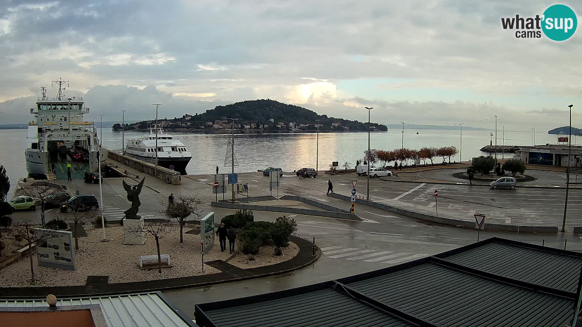Webcam Ugliano – terminal traghetto da Preko a Zara