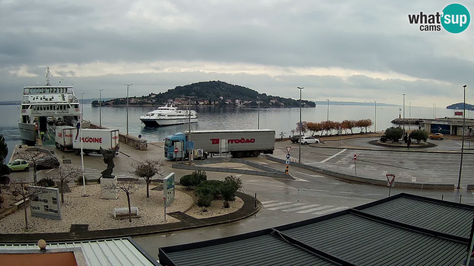 Cámara web UGLJAN – Transportar de Preko a Zadar