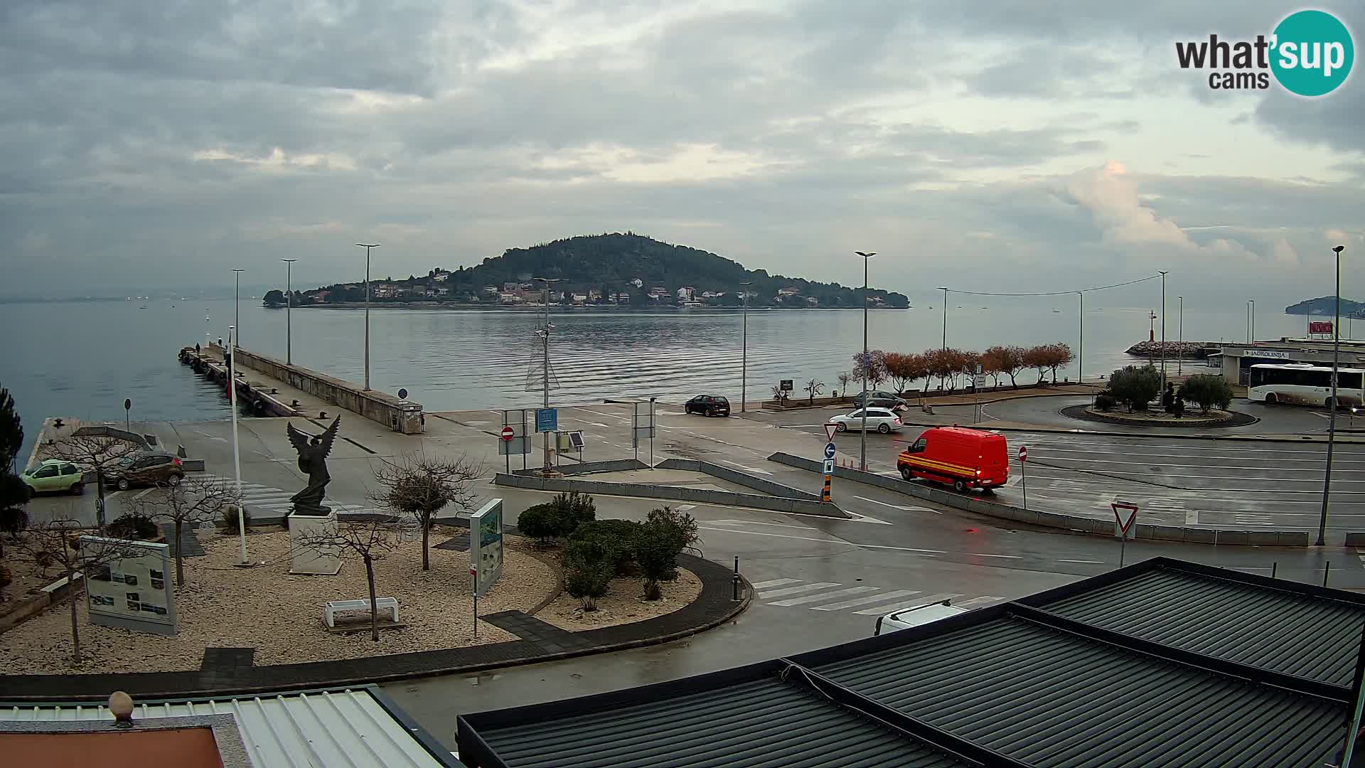 Webcam Ugliano – terminal traghetto da Preko a Zara