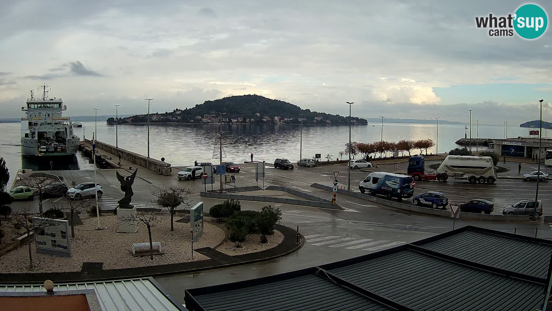 Webcam Ugliano – terminal traghetto da Preko a Zara