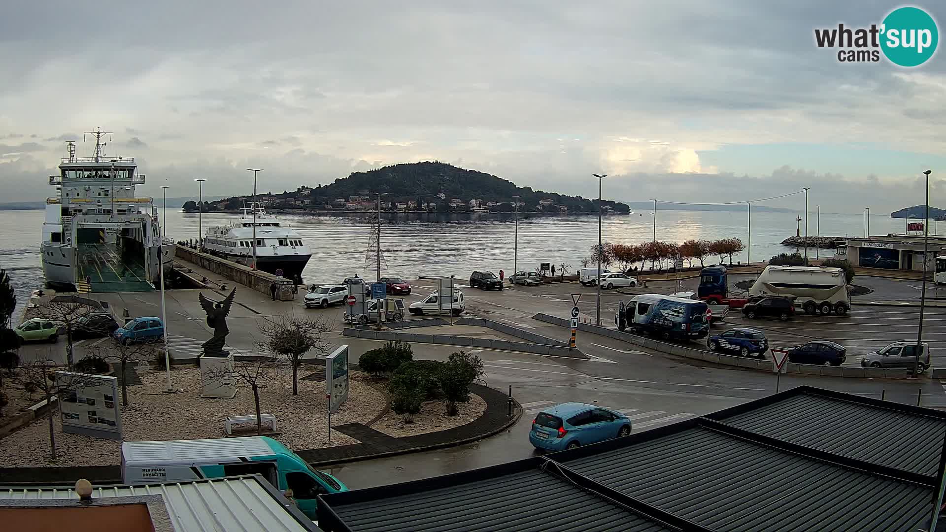 Webcam Ugljan – Preko Ferry to Zadar