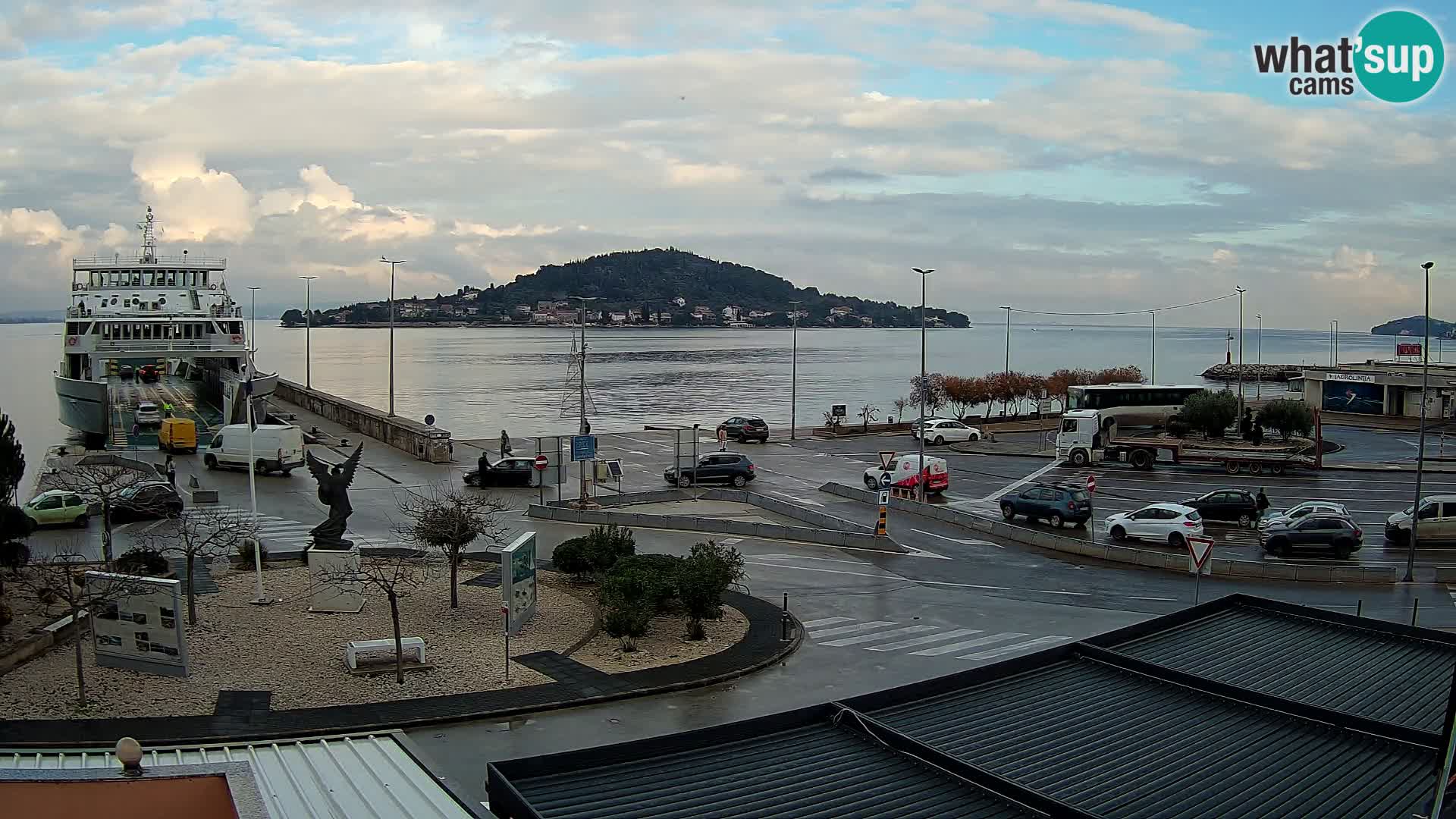Webcam Ugliano – terminal traghetto da Preko a Zara