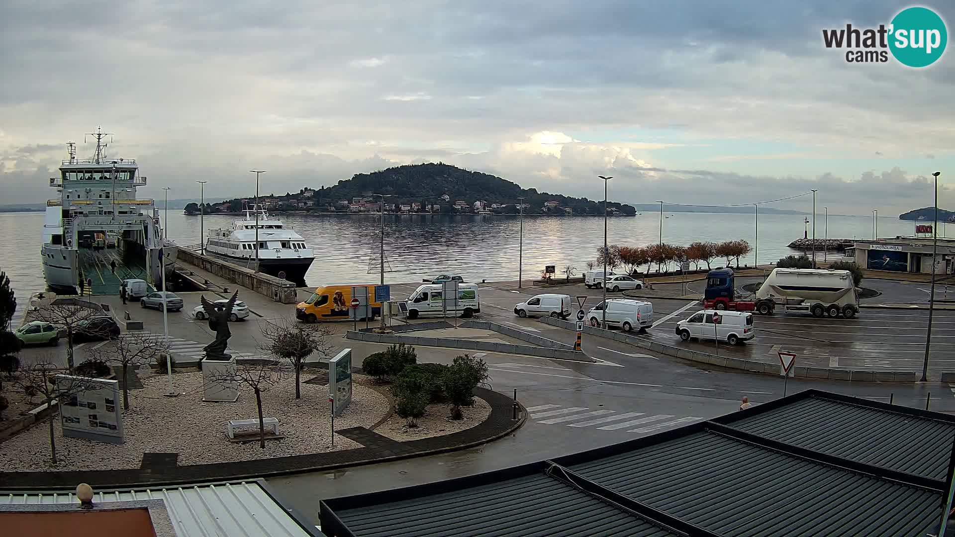 Webcam Ugliano – terminal traghetto da Preko a Zara