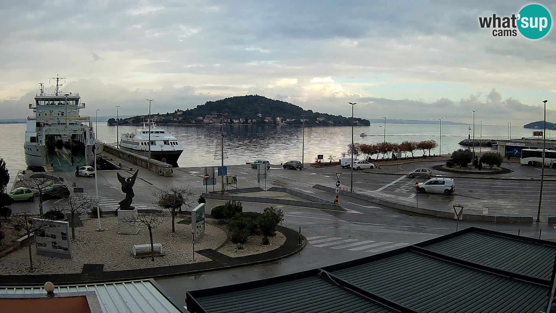 Webcam Ugliano – terminal traghetto da Preko a Zara