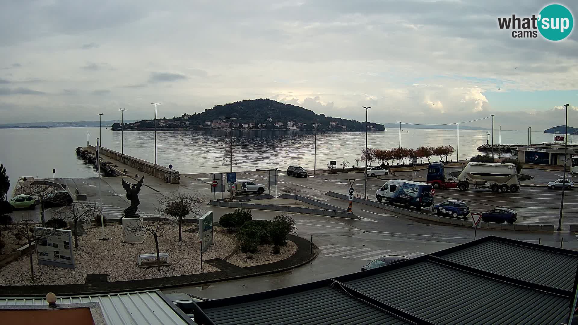 Webcam Ugliano – terminal traghetto da Preko a Zara