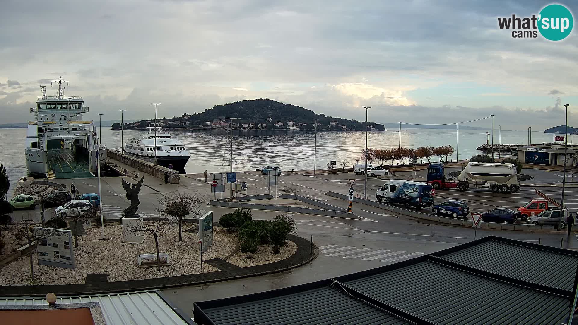 Webcam Ugliano – terminal traghetto da Preko a Zara