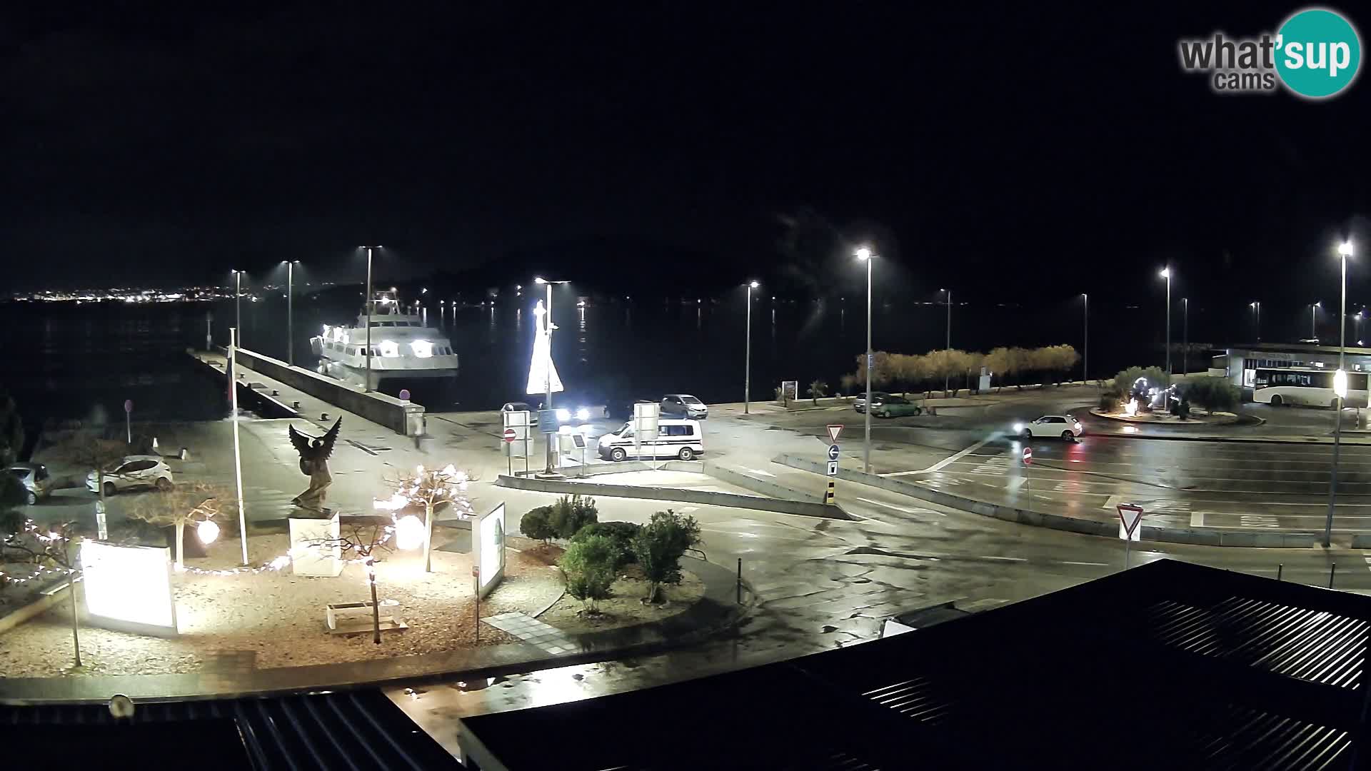 Webcam Ugliano – terminal traghetto da Preko a Zara