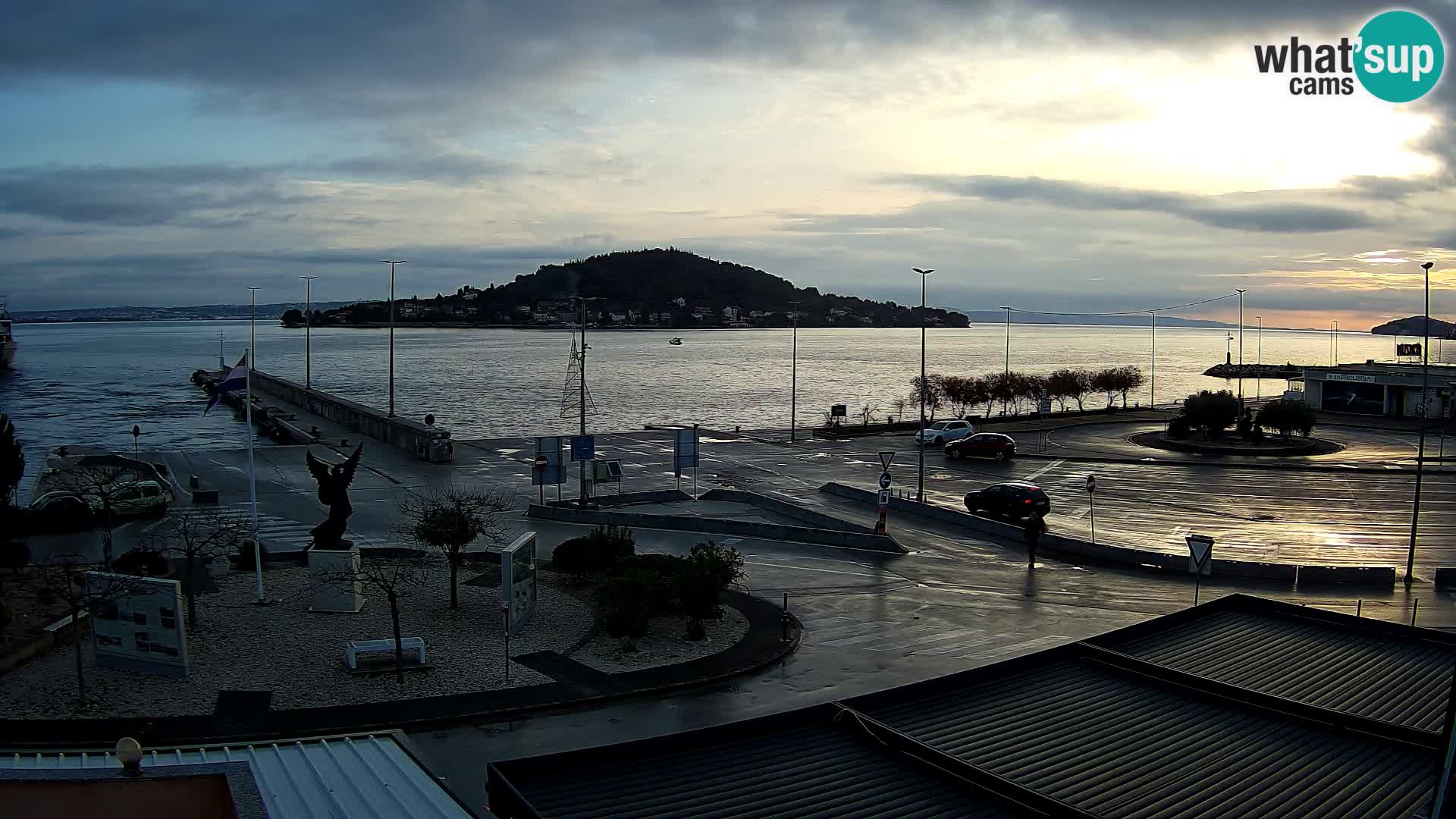 Spletna kamera Ugljan – trajekt Preko – Zadar