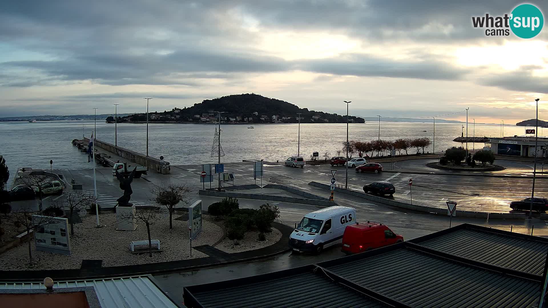 Spletna kamera Ugljan – trajekt Preko – Zadar