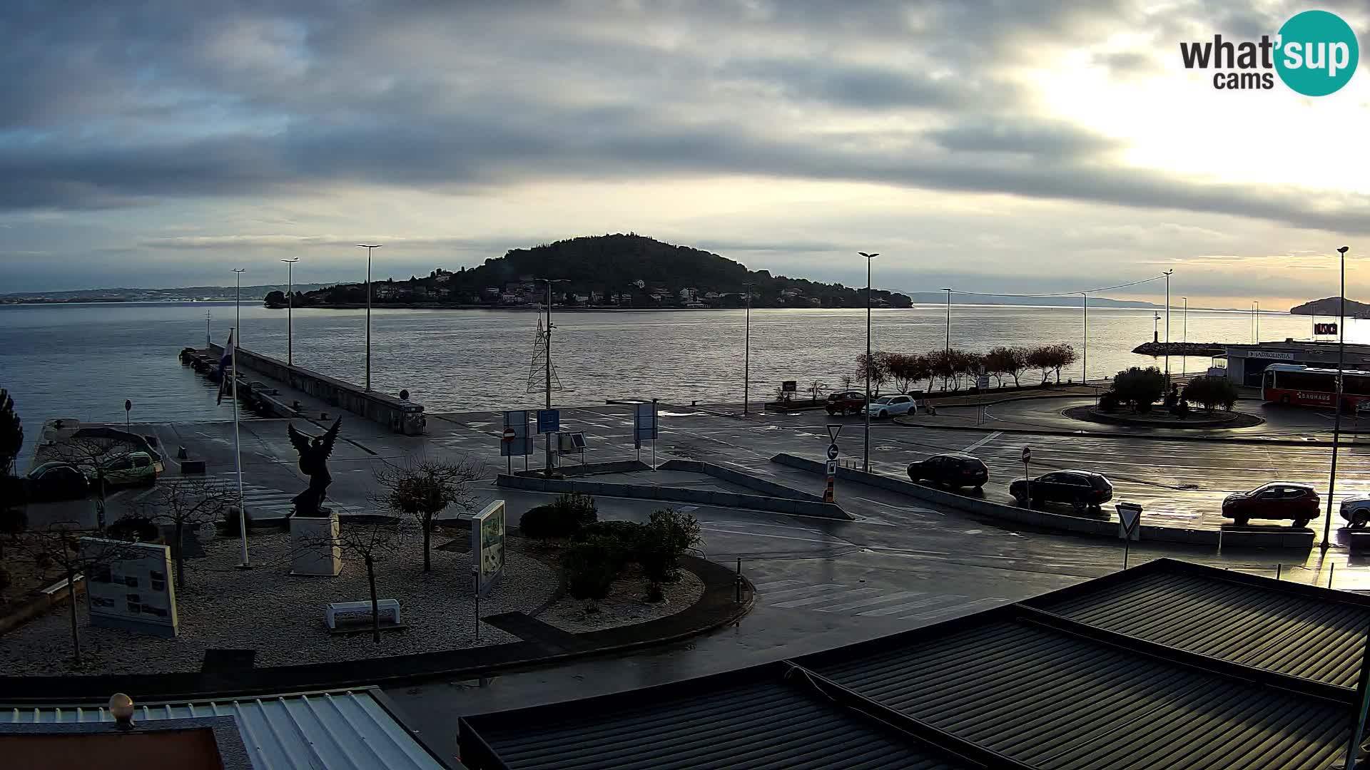 Webcam Ugliano – terminal traghetto da Preko a Zara