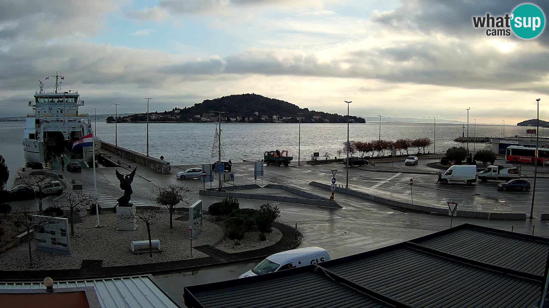 Webcam Ugljan – Preko Ferry to Zadar