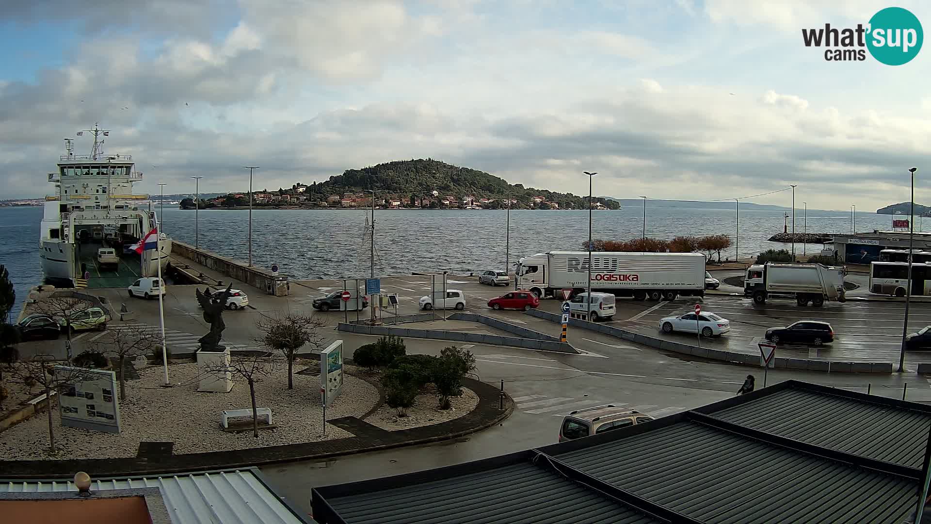Webcam Ugljan – Preko Ferry to Zadar