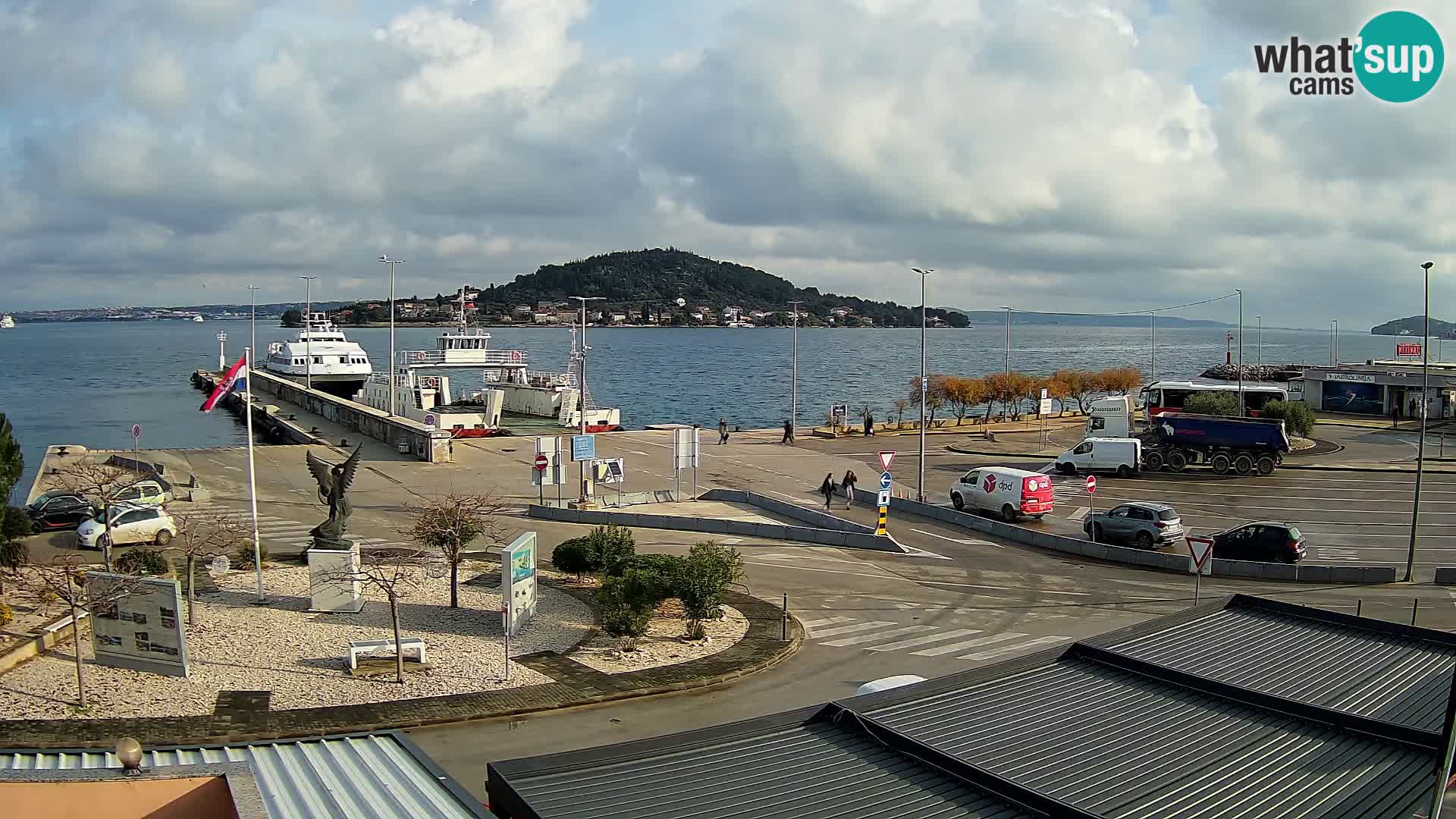 Webcam Ugliano – terminal traghetto da Preko a Zara