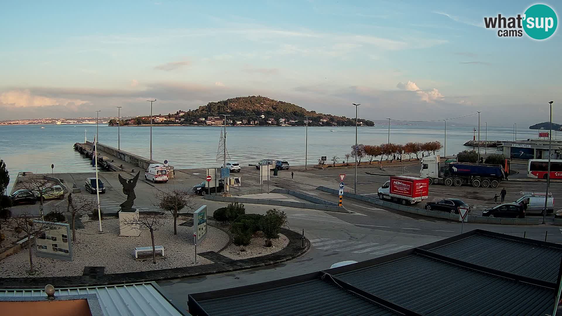 Webcam Ugliano – terminal traghetto da Preko a Zara