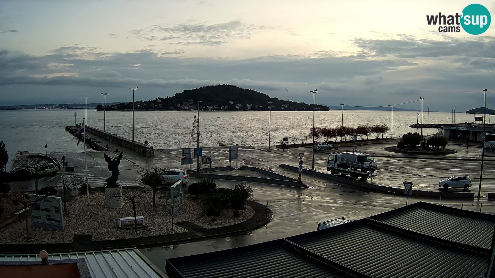 Web kamera Ugljan – Preko trajekt za Zadar