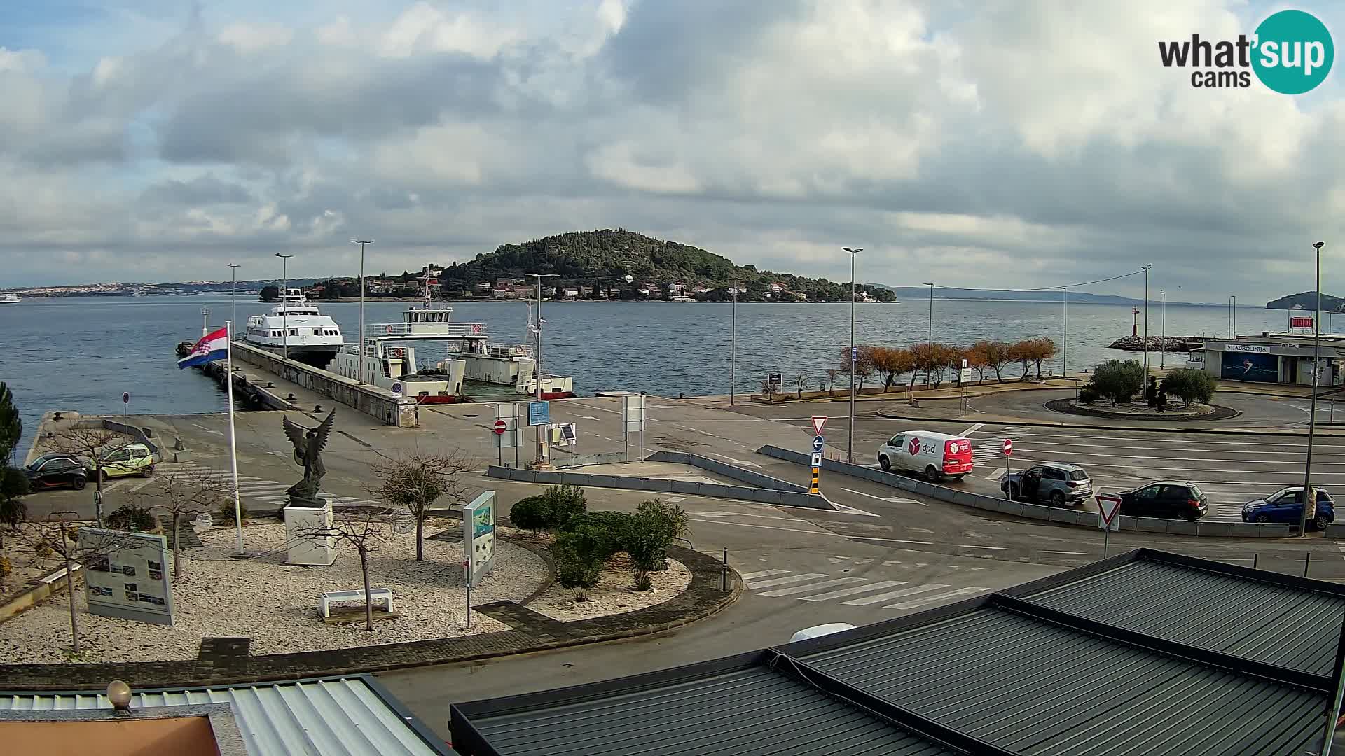 Webcam Ugliano – terminal traghetto da Preko a Zara