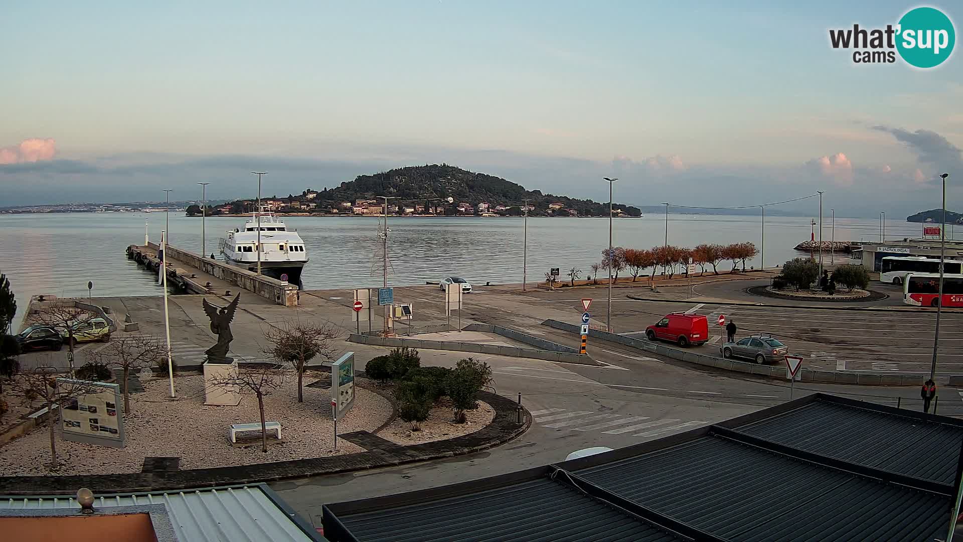 Spletna kamera Ugljan – trajekt Preko – Zadar