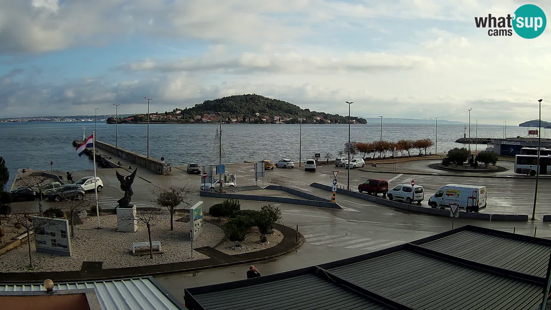 Webcam Ugljan – Preko Ferry to Zadar
