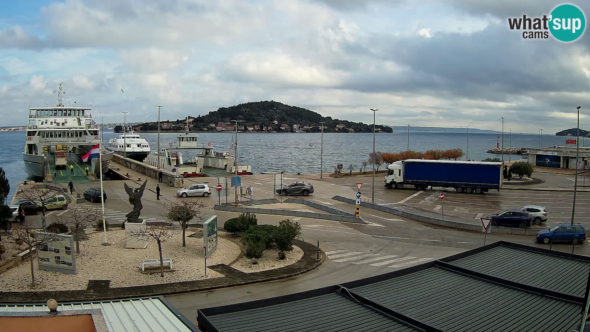 Webcam Ugljan – Preko Ferry to Zadar