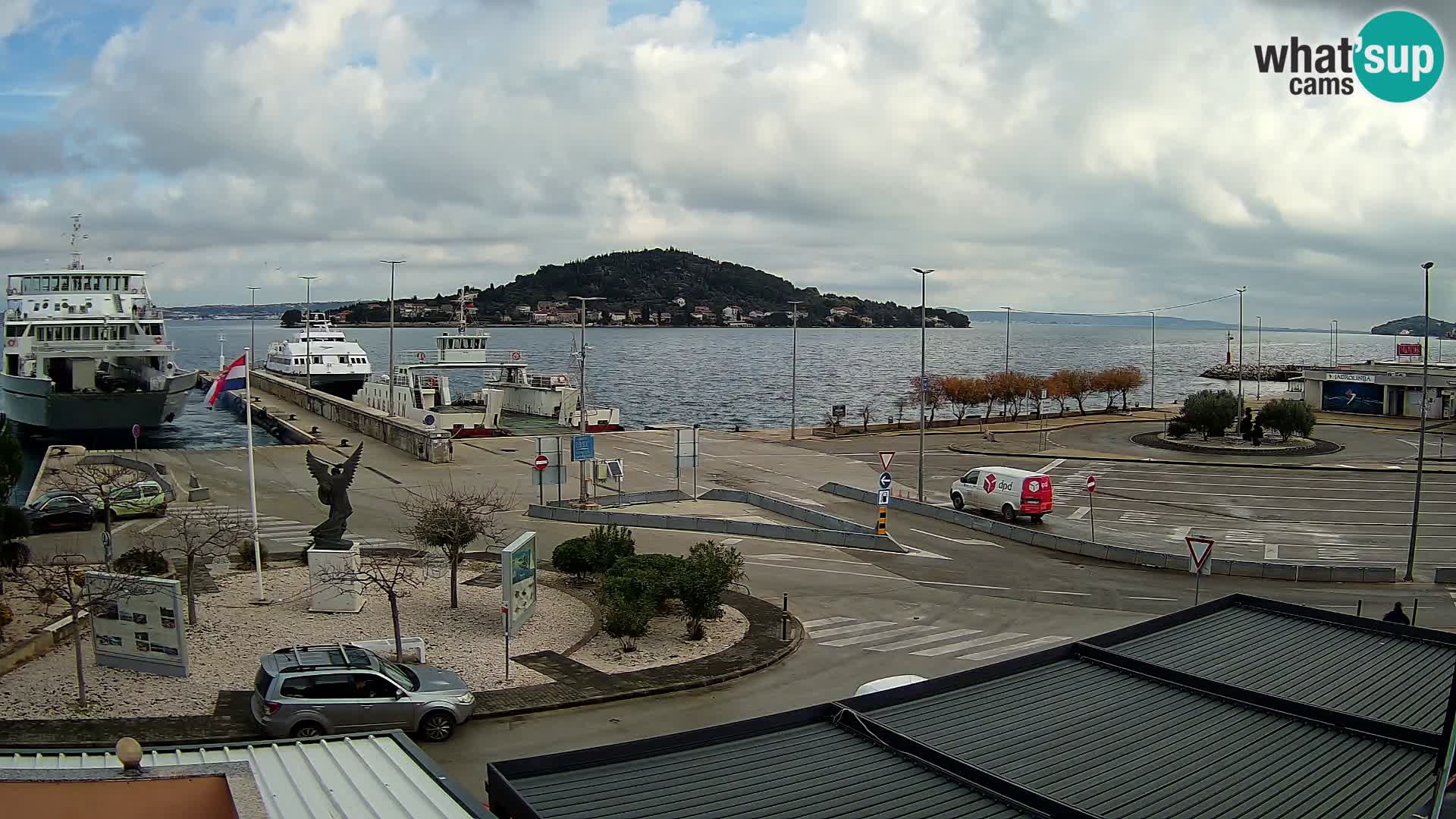 Webcam Ugljan – Preko Ferry to Zadar