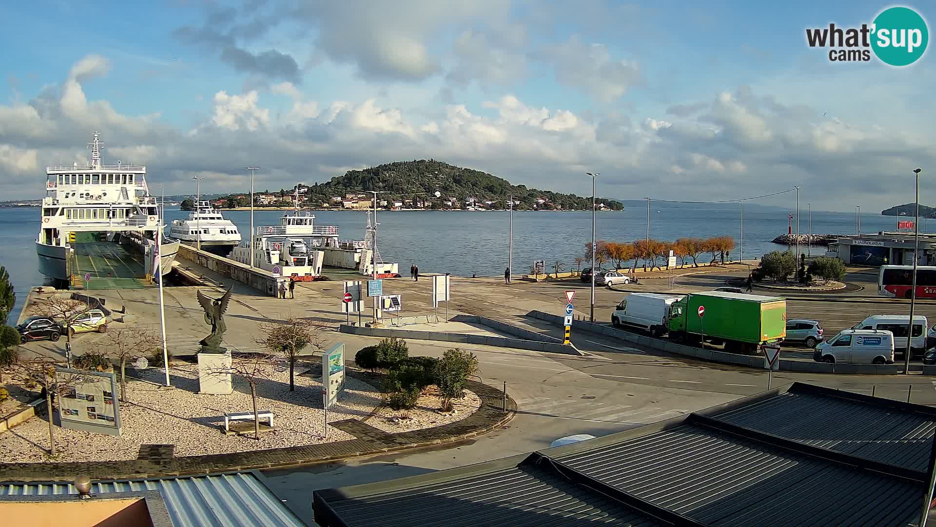 Webcam Ugliano – terminal traghetto da Preko a Zara
