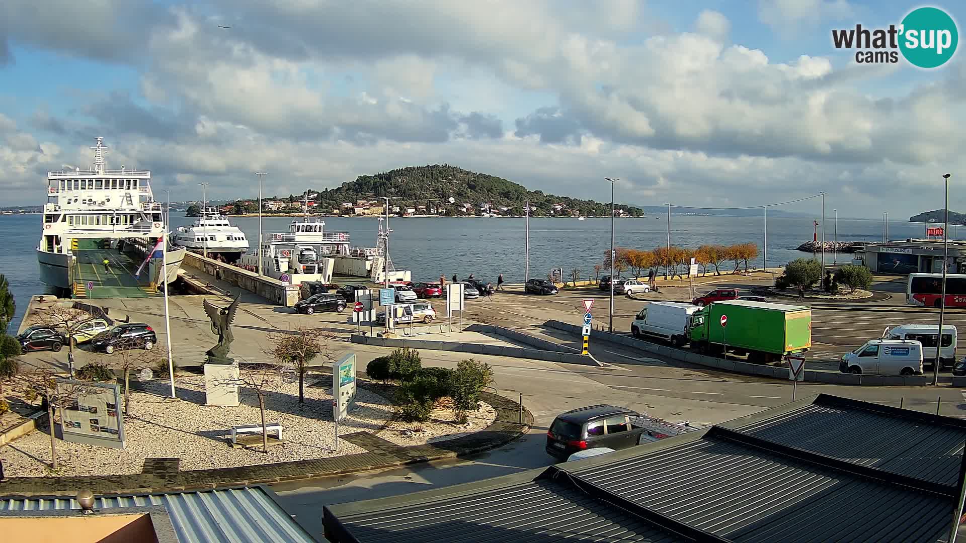 Webcam Ugliano – terminal traghetto da Preko a Zara