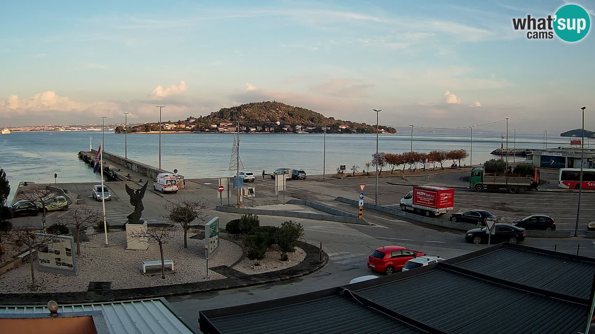 Webcam Ugliano – terminal traghetto da Preko a Zara