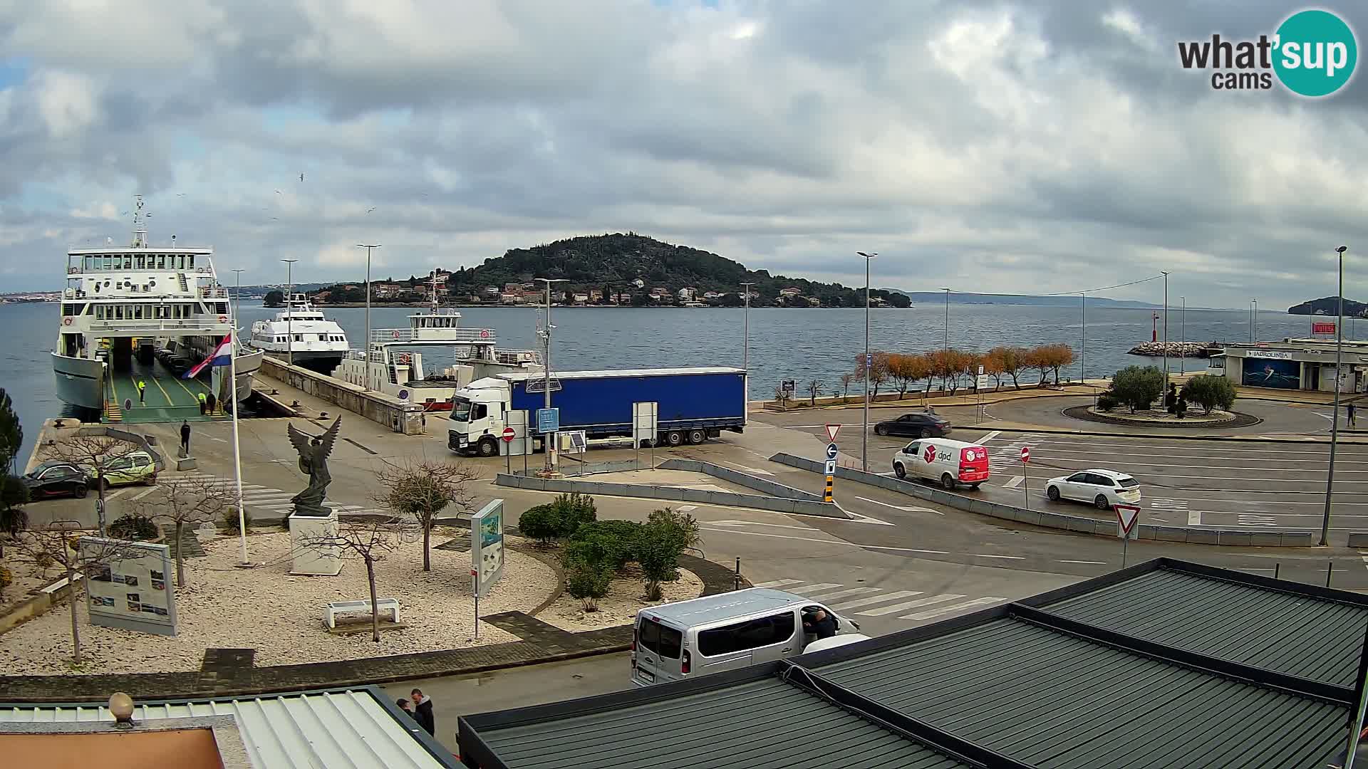 Web cam UGLJAN – Ferry de Preko à Zadar