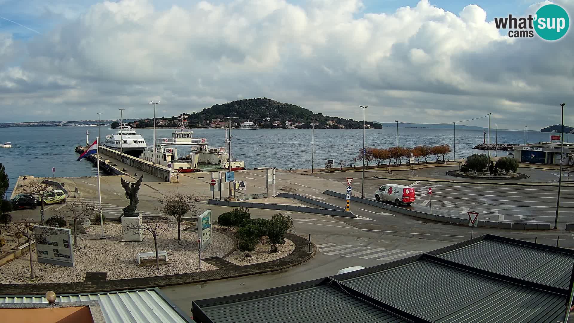 Webcam Ugliano – terminal traghetto da Preko a Zara