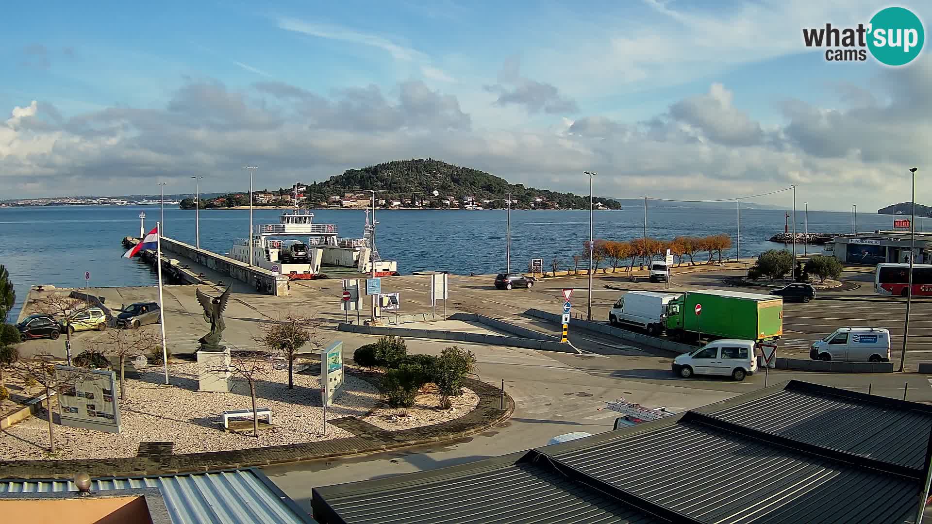 Webcam Ugljan – Preko Ferry to Zadar
