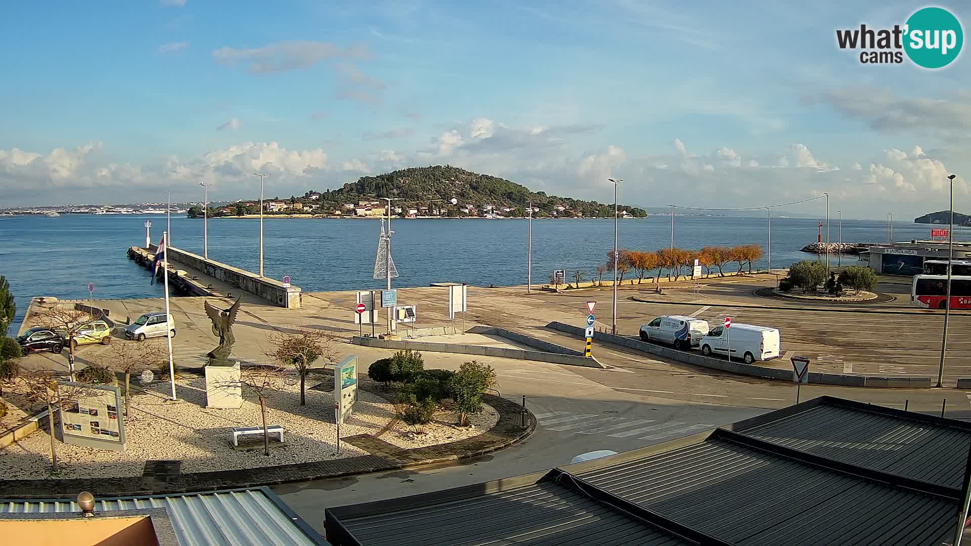 Web kamera Ugljan – Preko trajekt za Zadar