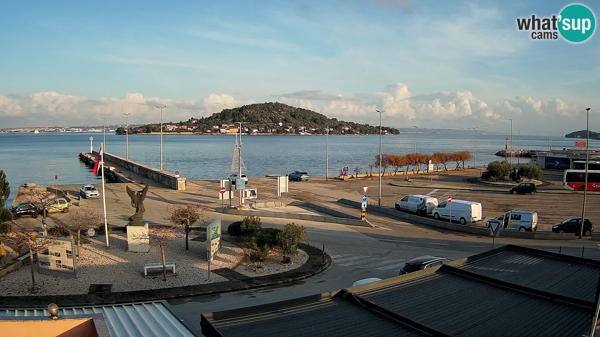 Spletna kamera Ugljan – trajekt Preko – Zadar