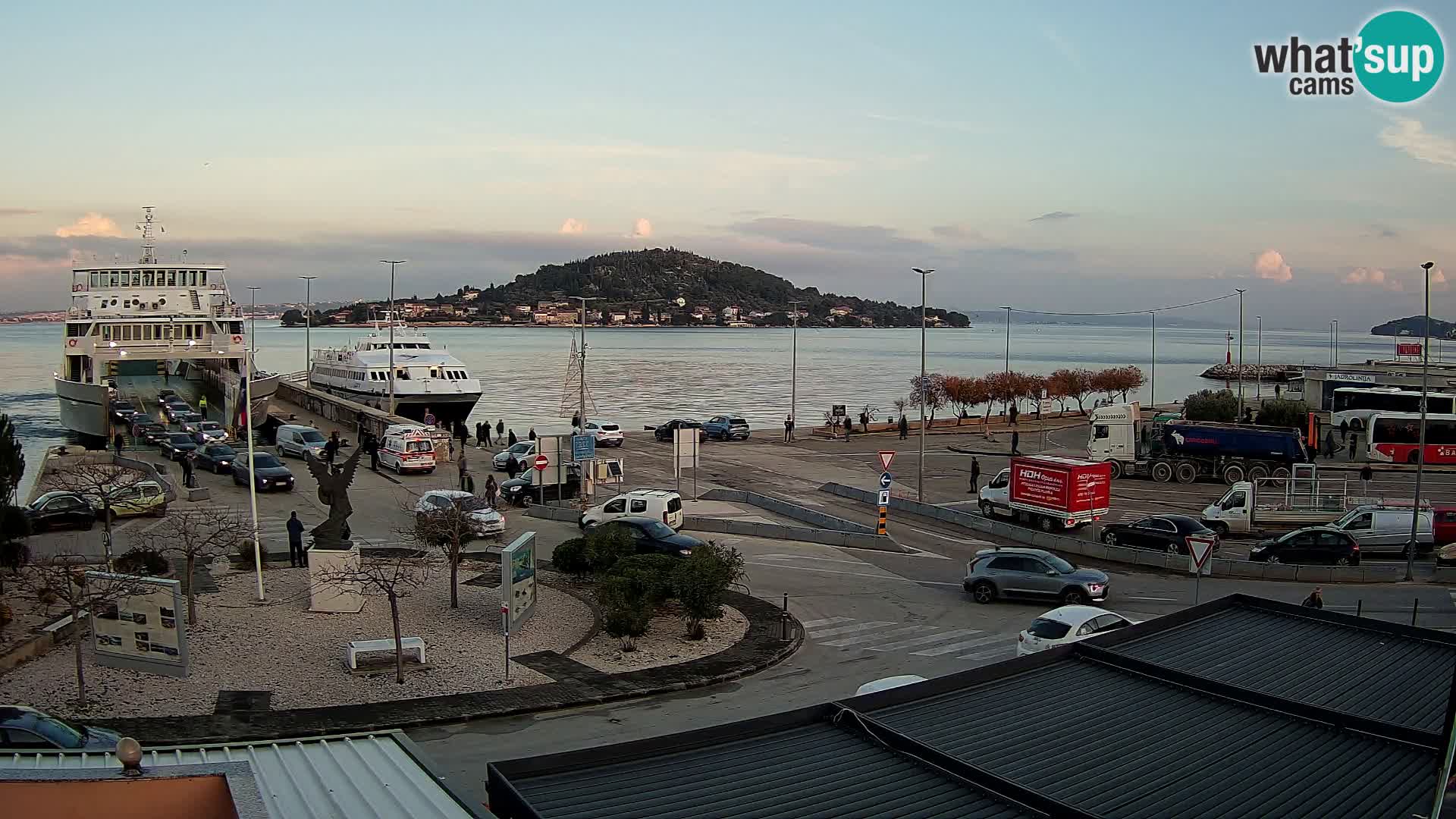 Webcam Ugljan – Preko Ferry to Zadar