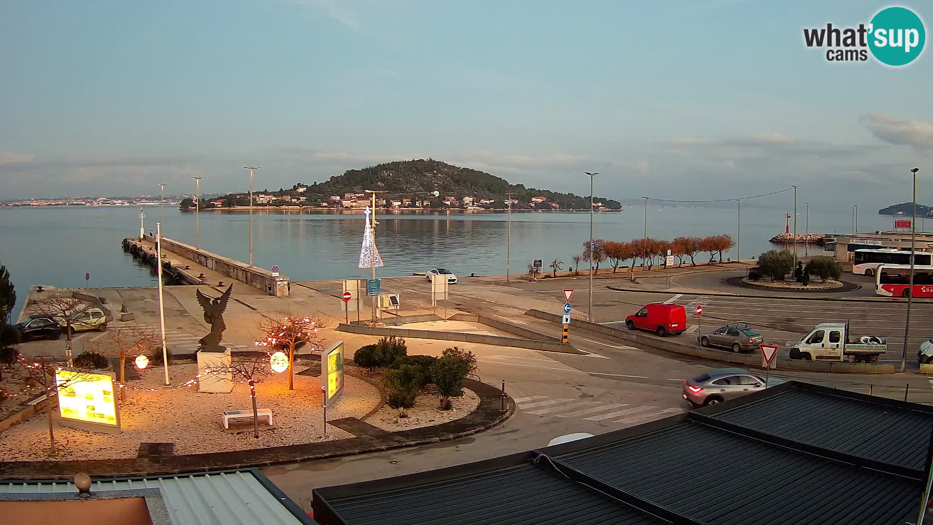 Web kamera Ugljan – Preko trajekt za Zadar