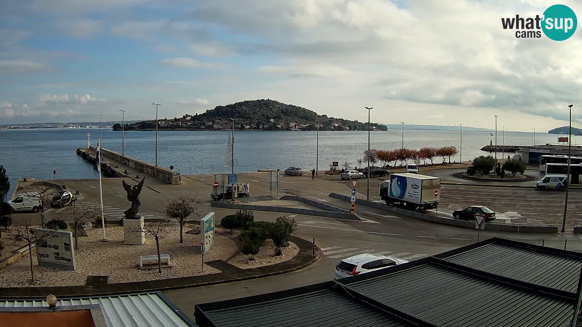 Webcam Ugliano – terminal traghetto da Preko a Zara